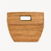 Load image into Gallery viewer, POKOLOKO Bali Bag Cut Out Handbag Caramel