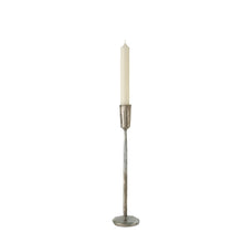 Load image into Gallery viewer, Luna Forged Candlestick (Medium, Silver)