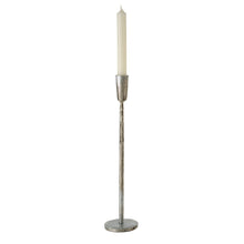 Load image into Gallery viewer, Luna Forged Candlestick (Large, Silver)