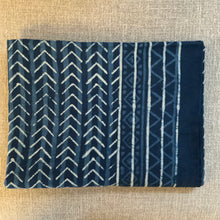 Load image into Gallery viewer, Indigo Block Print Batik Blanket / Throw