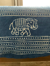 Load image into Gallery viewer, Indigo Block Print Batik Duvet Cover