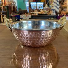 Load image into Gallery viewer, Copper Kahari Bowl ( Pure Copper w/ Stainless Steel )