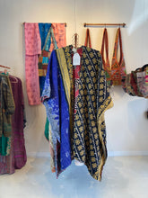 Load image into Gallery viewer, Kimono Dusters - WanderBird (Made from Vintage Kantha Blankets)