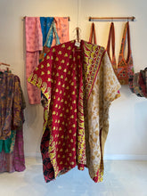 Load image into Gallery viewer, Kimono Dusters - WanderBird (Made from Vintage Kantha Blankets)