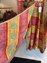 Load image into Gallery viewer, Kimono Dusters - WanderBird (Made from Vintage Kantha Blankets)