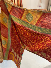 Load image into Gallery viewer, Kimono Dusters - WanderBird (Made from Vintage Kantha Blankets)
