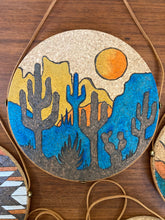 Load image into Gallery viewer, Desert Collection - Wall Hanging Trivets - Plaid and Peaches - Large