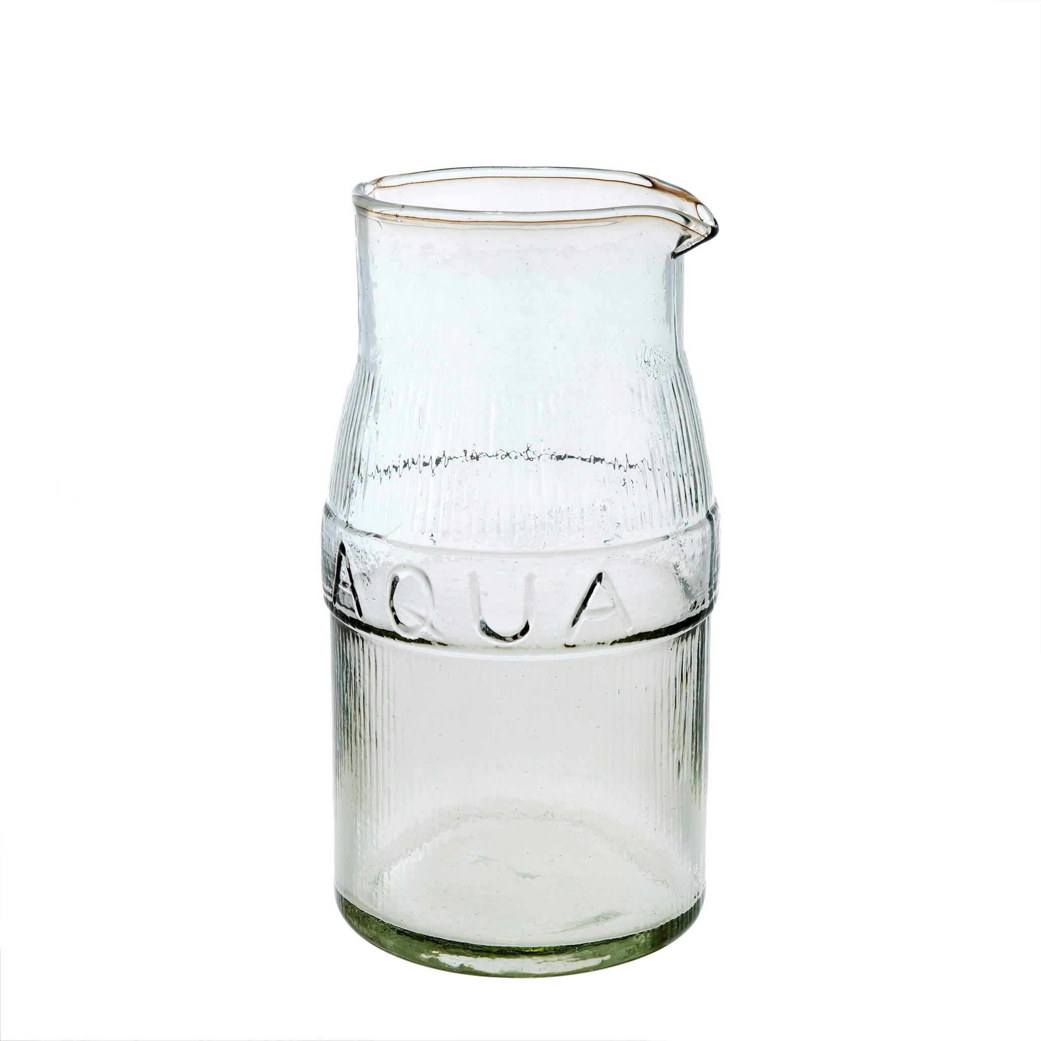 Aqua Glass Pitcher