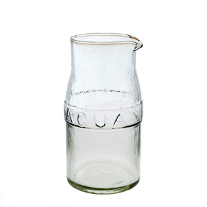 Aqua Glass Pitcher