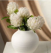 Load image into Gallery viewer, Indaba Pin Cushion Floral Stem, White - 1-0354

