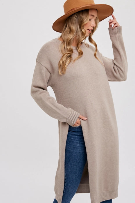 High Slit Pull Over