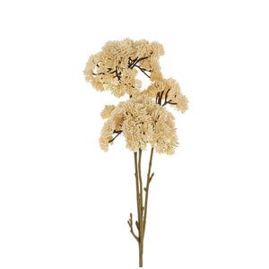 Pom Pom Floral Spray, Cream
