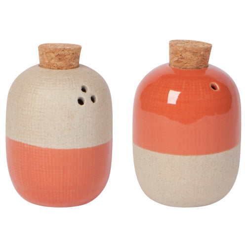 Clay Solar Salt & Pepper Shakers