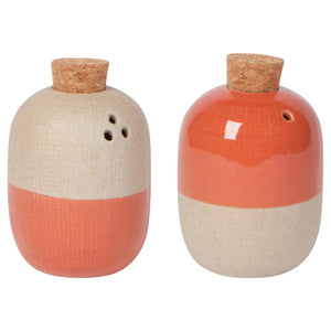 Clay Solar Salt & Pepper Shakers