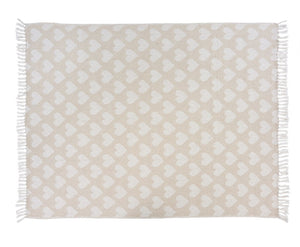 Heart Throw, White
