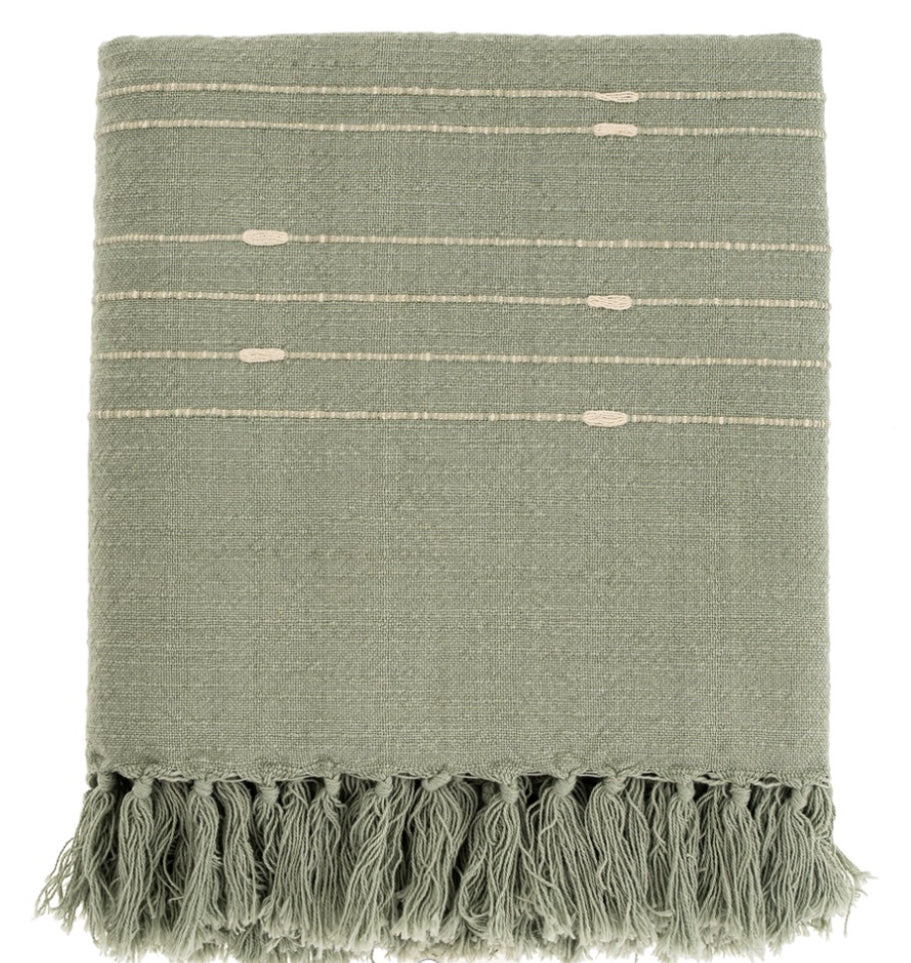 Sola Woven Throw, sagebrush - 1-0942