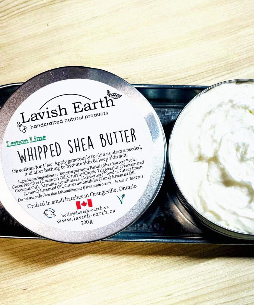 Lavish Earth Whipped Shea Butter - Lemon Lime