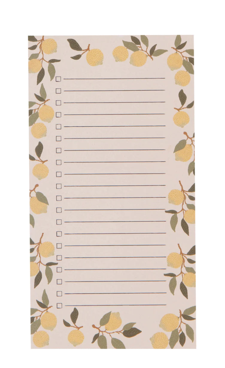Danica Magnetic Note Pad Lemons