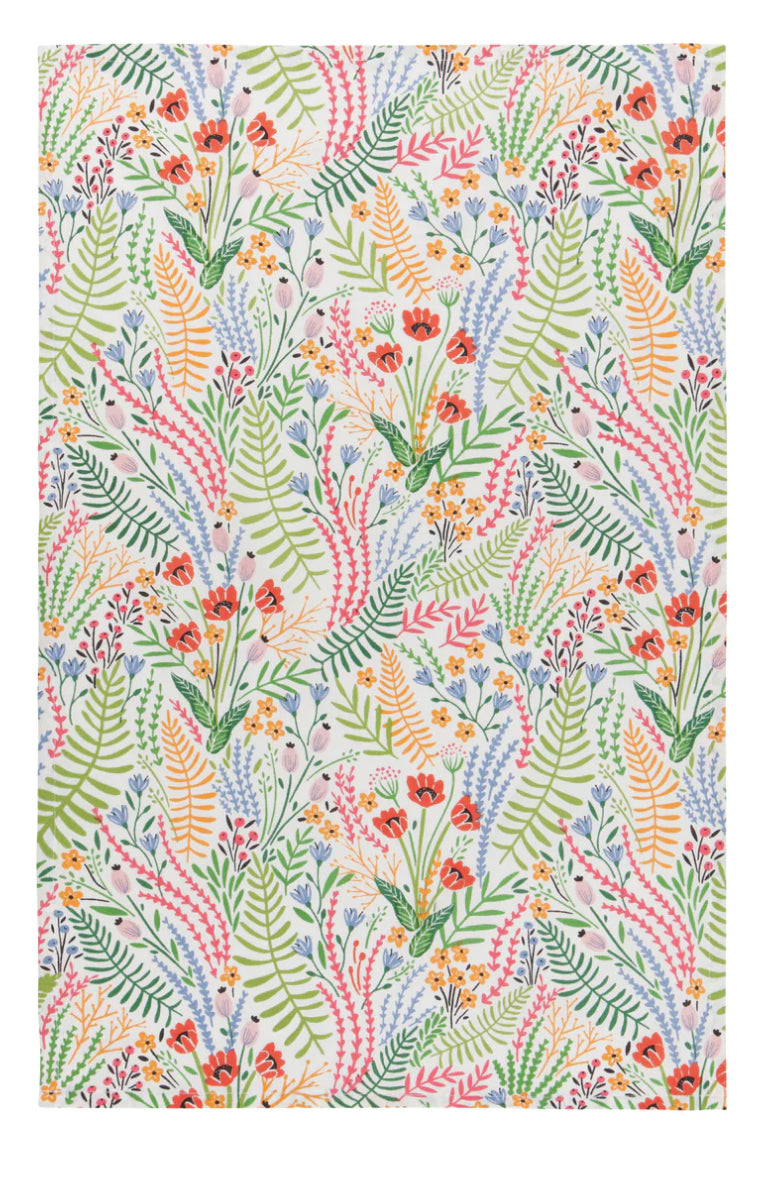 Bouquet Printed Dishcloth Towel