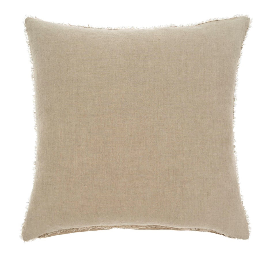 Lina Linen Pillow, Driftwood