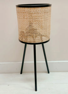 Rattan & Metal/ lamp shade