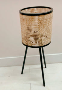 Rattan & Metal/ lamp shade