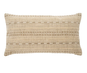 Alta Embroidered Pillow, 21x12