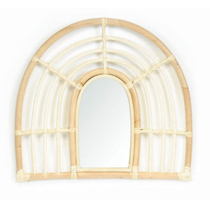 Rattan Rainbow Mirror
