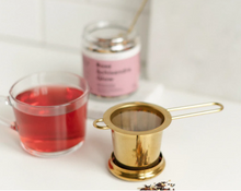 Load image into Gallery viewer, Gold Goddess Tea Strainer
