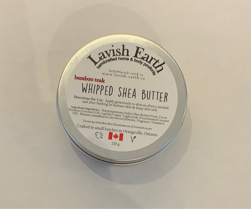 Lavish Earth Whipped Shea Butter - Bamboo Teak