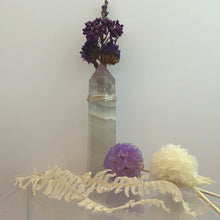 Load image into Gallery viewer, Crystal With Purple Flower Accent

