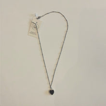Load image into Gallery viewer, Maiden Perras - Black Onyx Heart Necklace
