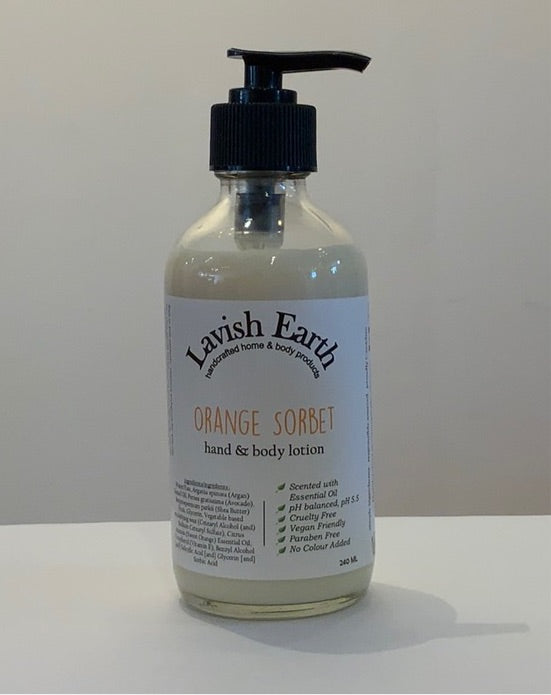 Lavish Earth Hand and Body Lotion - Orange Sorbet