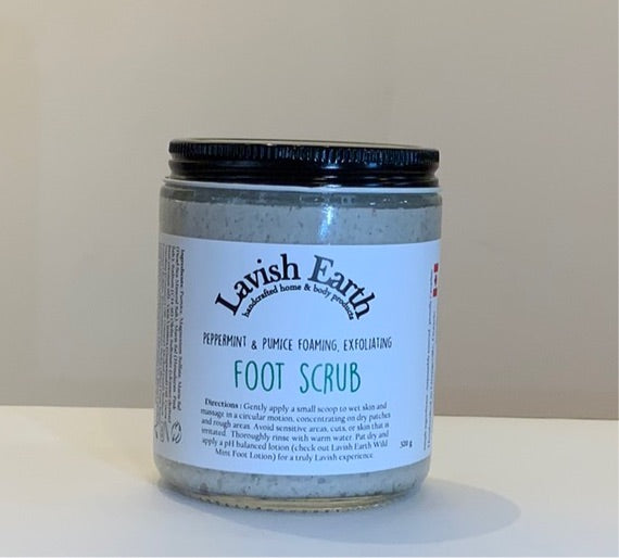 Lavish Earth Foot Scrub - Peppermint and Pumice