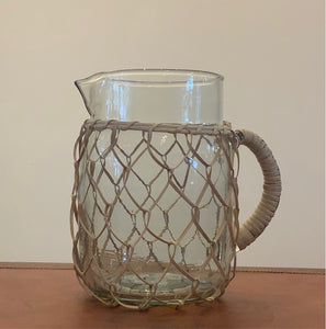 Indaba Woven Glass Pitcher - Large