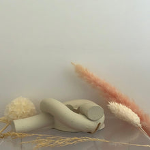Load image into Gallery viewer, Knot Candle Holder (Black, White &amp; Stone 2/each)
