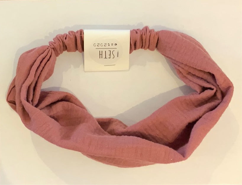 Seth Muslin Expandable Bandana Headband