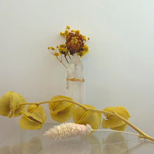 Load image into Gallery viewer, Crystal With Yellow Flower Accents
