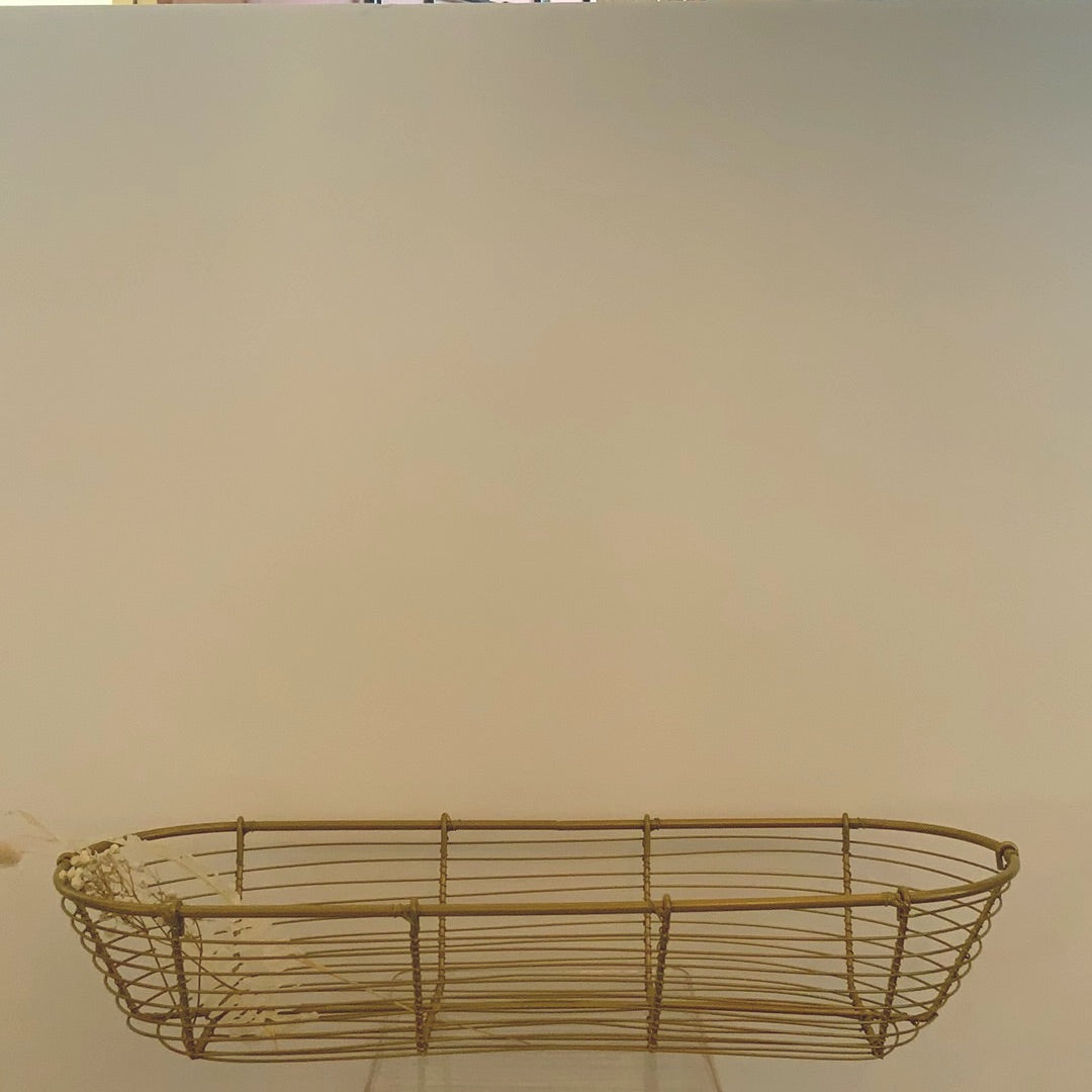 Gold Wire Basket