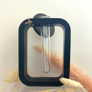 Rectangle Vase (Black, White & Stone)