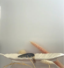 Load image into Gallery viewer, Feather Ring Dish (Black, White &amp; Stone)
