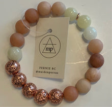 Load image into Gallery viewer, Maiden Perras - Matte Peach Aventurine
