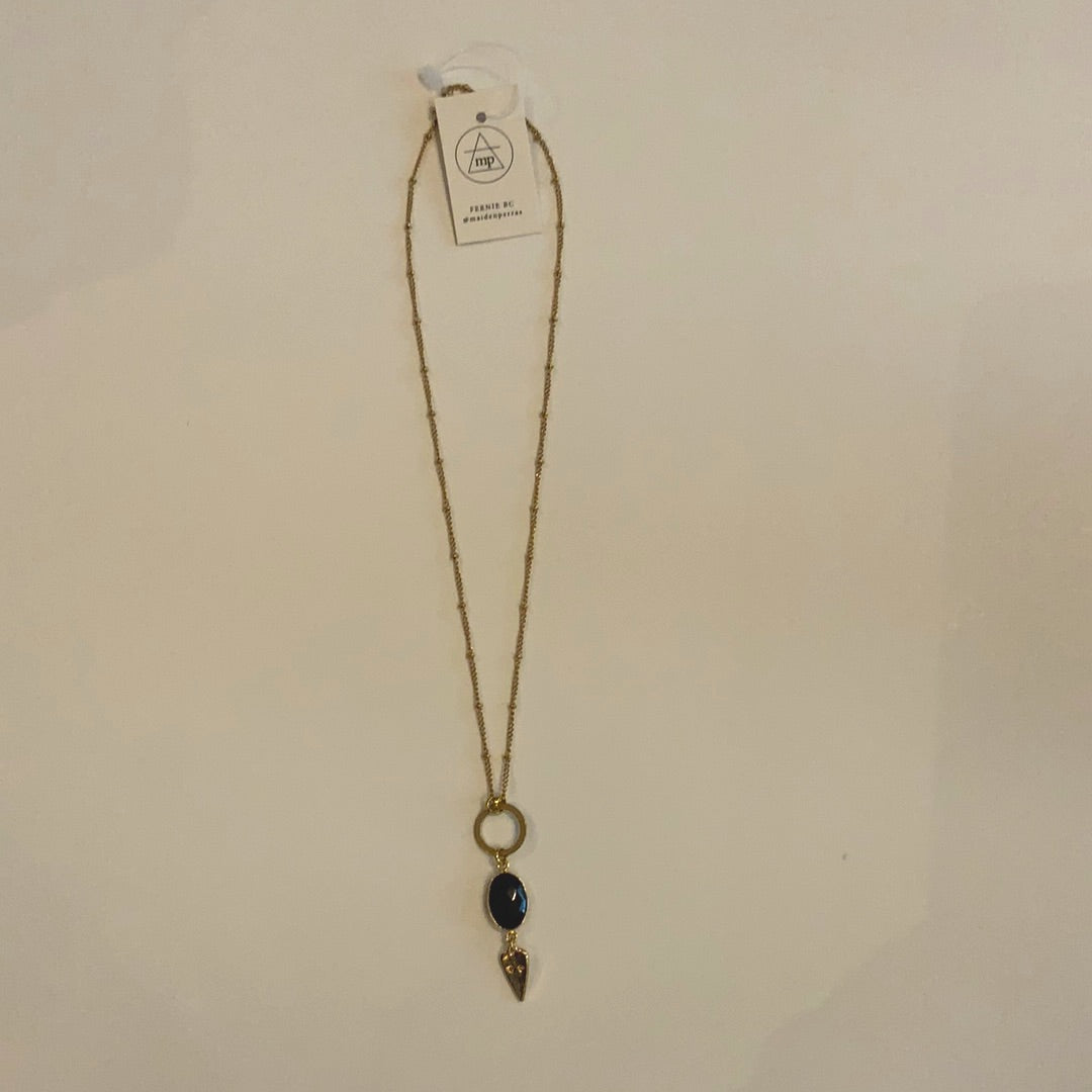 Maiden Perras - Obsidian Necklace