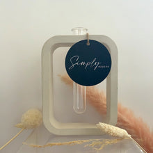 Load image into Gallery viewer, Rectangle Vase (Black, White &amp; Stone)
