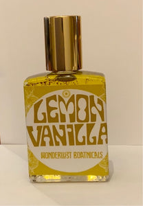 Wanderlust Botanicals Essential Oil Perfume - Lemon Vanilla
