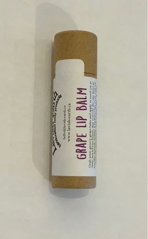 Lavish Earth Lip Balm - Grape