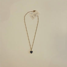 Load image into Gallery viewer, Maiden Perras - Black Onyx Heart Necklace
