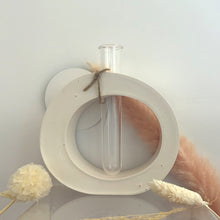 Load image into Gallery viewer, Round Vase (Black, White, &amp; Stone
