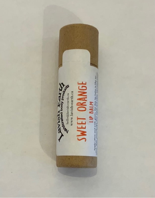 Lavish Earth Lip Balm - Sweet Orange