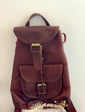 Load image into Gallery viewer, Small Leather Backpack
